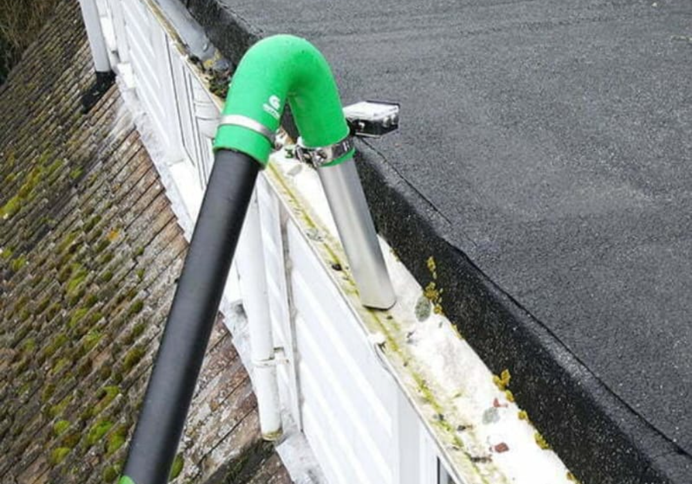 gutter vacuum cleaning